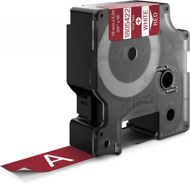 Κασέτα ετικετογράφου dymo rhino 1805422 vinyl tape 19mm red - Dymo