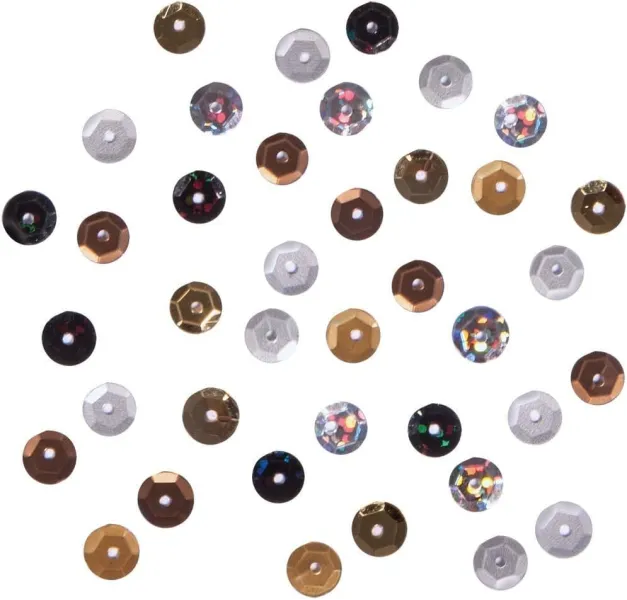 πούλιες rayher 6 χρώματα x 7gr 6mm glam - Rayher