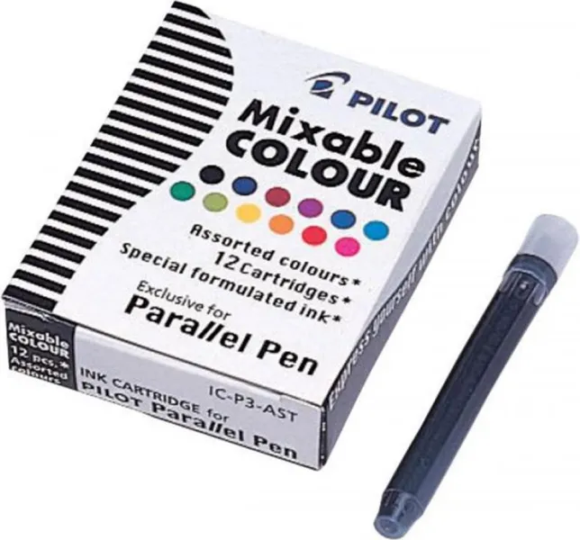 Αμπούλες μελάνης για pilot parallel pen mixable 12 χρώματα - Pilot