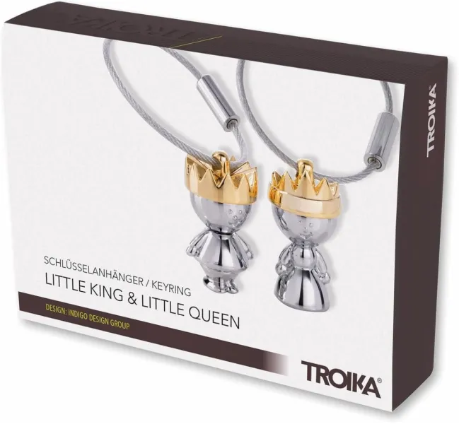 Μπρελόκ troika little queen & little king - Troika