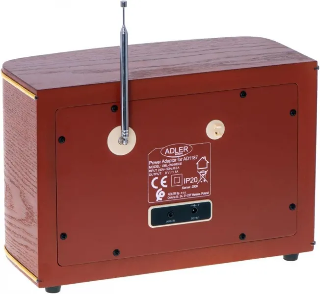 Ηχείο & ραδιόφωνο adler retro radio bt5.0 10w - Adler