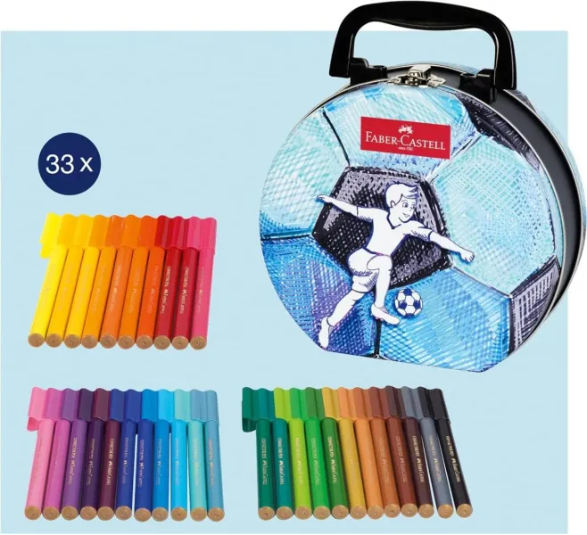 Μαρκαδόροι faber castell connector football 33 τεμάχια - Faber castell