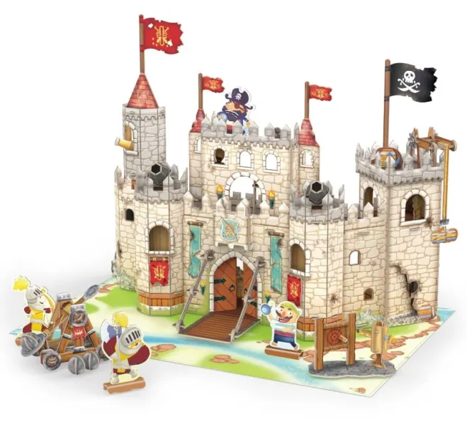 Κατασκευή 3d puzzle pirate knight castle cubic fun 183 τεμάχια 5+ - Cubic fun