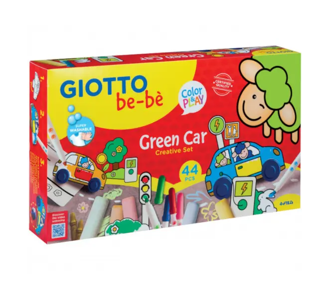πλαστοζυμαράκια giotto bebe green car 44 τεμάχια - Giotto