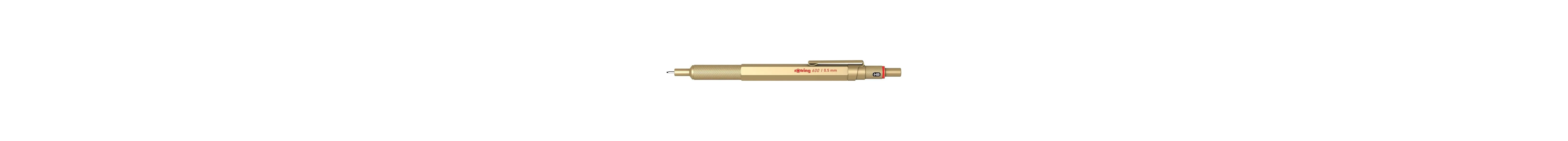Μηχανικό μολύβι rotring 600 0.5mm gold - Rotring