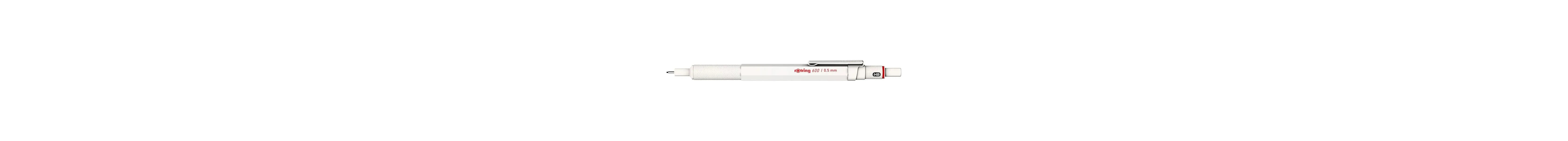 Μηχανικό μολύβι rotring 600 0.5mm pearl white - Rotring