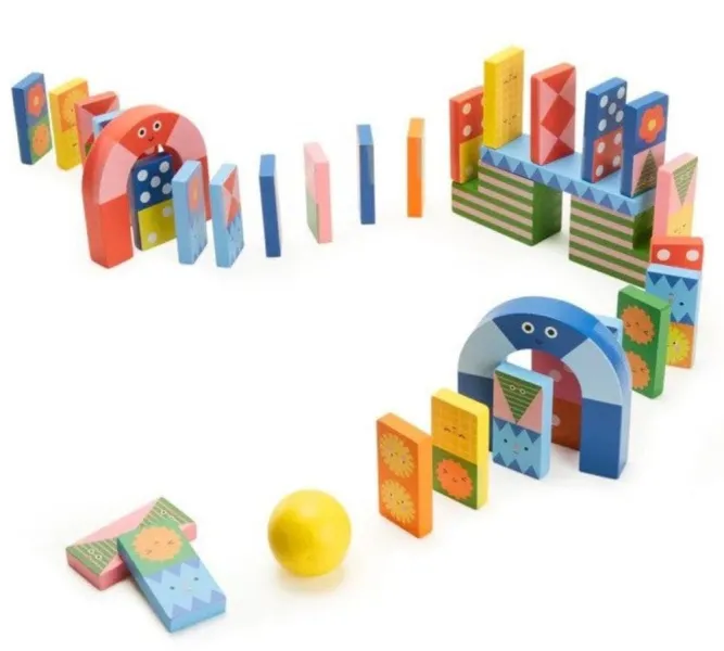 Domino kikkerland topple twist kidoki 3+ - Kikkerland