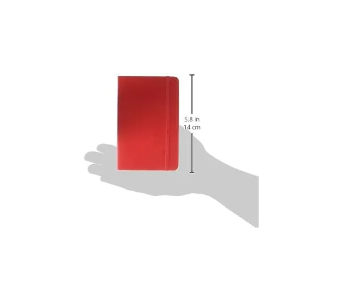 σημειωματάριο moleskine pocket ruled 9x14cm red soft cover - Moleskine