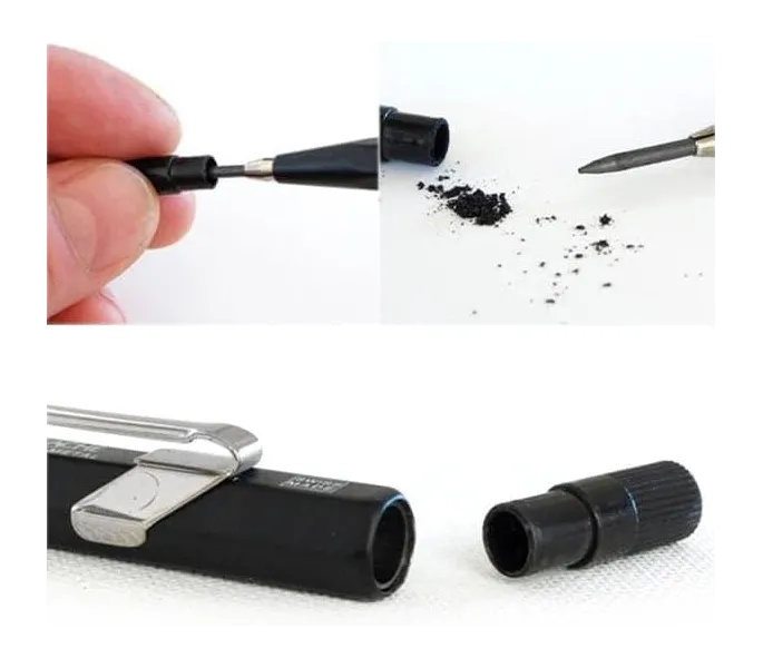 Μηχανικό μολύβι caran d'ache fixpencil 2mm μαύρο σε μεταλλική θήκη - Caran d'ache