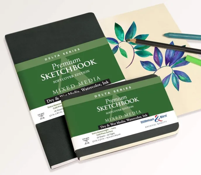 Μπλοκ mixed media stillman & birn softcover 14x9cm 26 φύλλα cold pressed - Stillman & birn