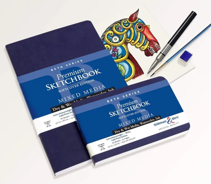 Μπλοκ mixed media stillman & birn softcover 9x14cm 26 φύλλα cold pressed - Stillman & birn