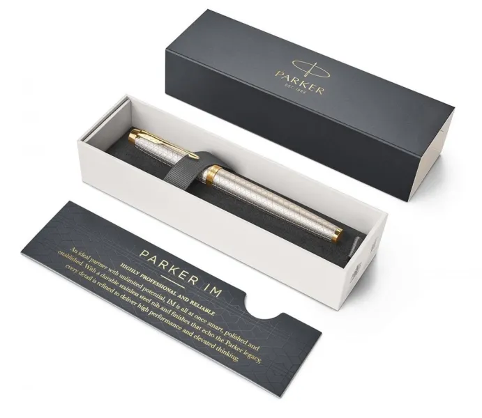στυλό parker i.m. premium warm grey gt rollerβall - Parker