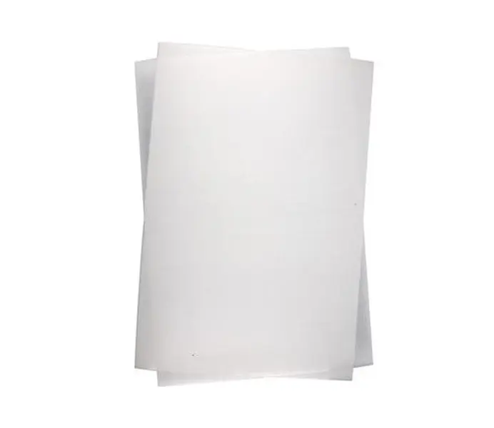 Shrink plastic matt white  20 x 30cm - Deco