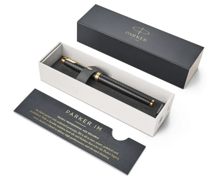 στυλό parker i.m. premium black gold gt rollerβall - Parker