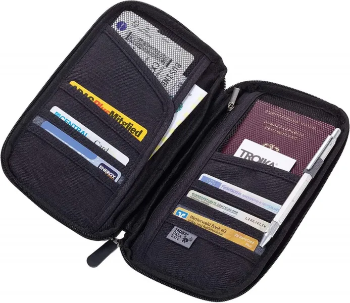 Θήκη ταξιδίου data safe troika μαύρο (trv20/bk) - Troika