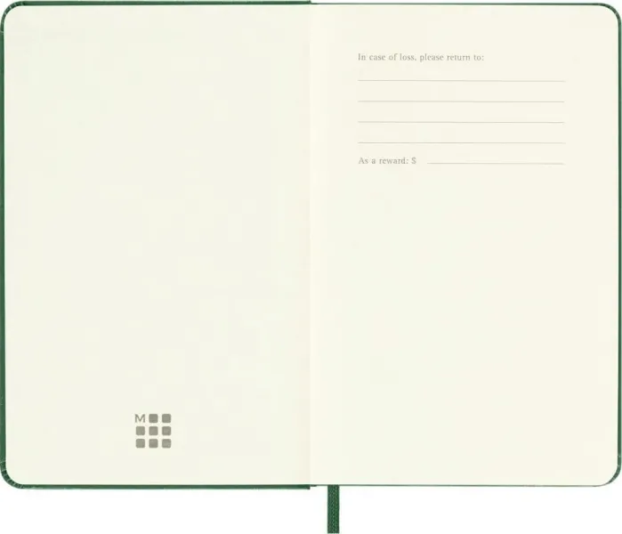 σημειωματάριο moleskine pocket dotted 9x14cm myrtle hard cover - Moleskine