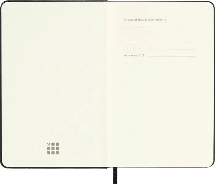 σημειωματάριο moleskine pocket plain 9x14cm black hard cover - Moleskine