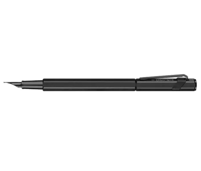 πένα caran d'ache 849 classic medium μαύρη σε μεταλλικό κουτί - Caran d'ache