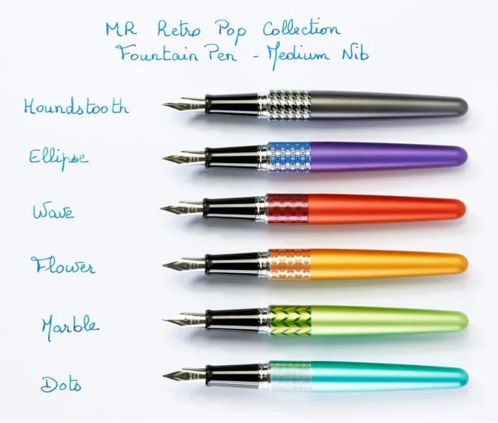 πένα pilot mr3 medium retro pop μεταλλικό πορτοκαλί με κουτί δώρου - Pilot