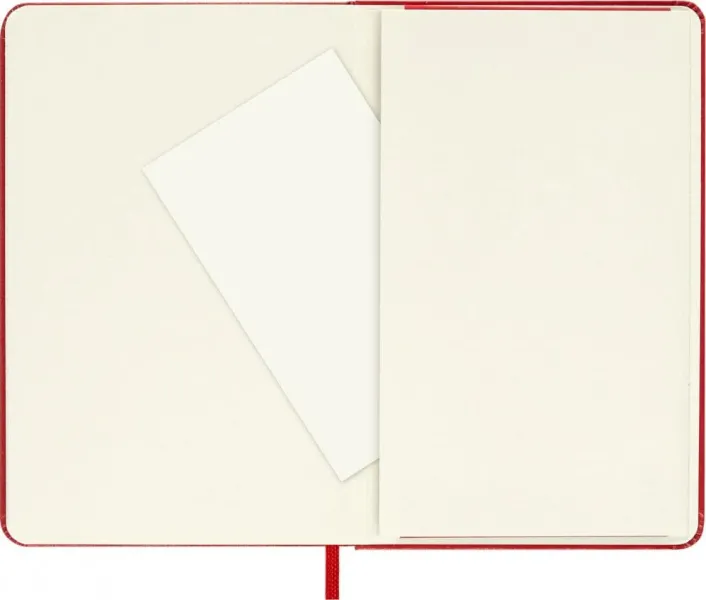 σημειωματάριο moleskine pocket ruled 9x14cm red hard cover - Moleskine