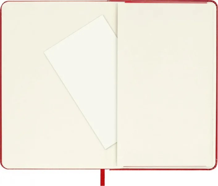 σημειωματάριο moleskine hard cover 9x13cm scarlet red plain paper - Moleskine