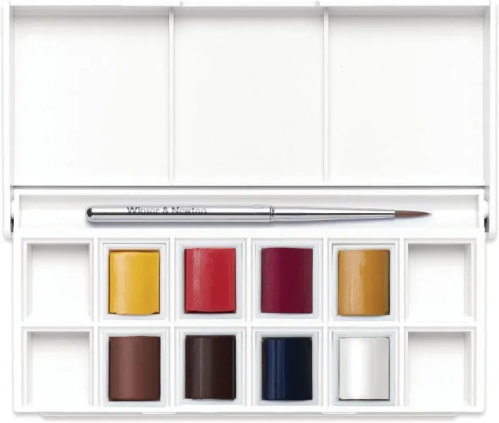 Ακουαρέλες winsor & newton cotman waterlcolor portrait pocket set 9 τεμαχίων - Winsor & newton