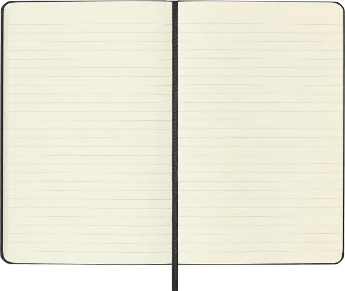 σημειωματάριο moleskine medium ruled 11.5x18cm black hard cover - Moleskine
