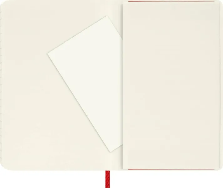 σημειωματάριο moleskine pocket ruled 9x14cm red soft cover - Moleskine