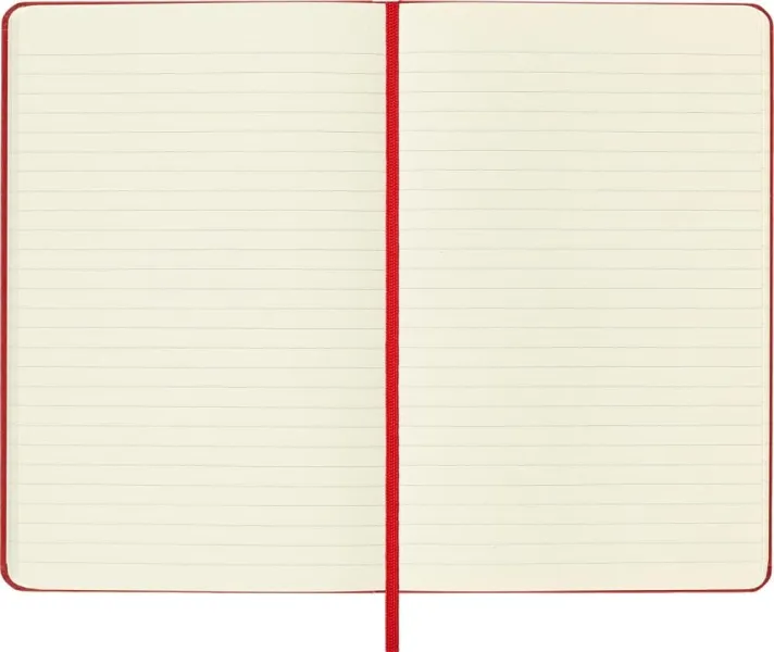σημειωματάριο moleskine medium ruled hard cover 12x18cm κόκκινο - Moleskine