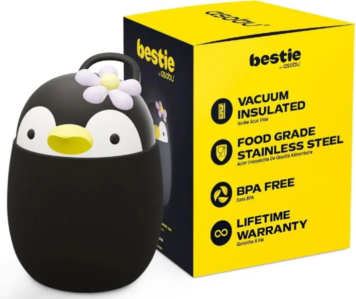 Δοχείο φαγητού asobu ισοθερμικό bestie food jar penguin 600ml - Asobu