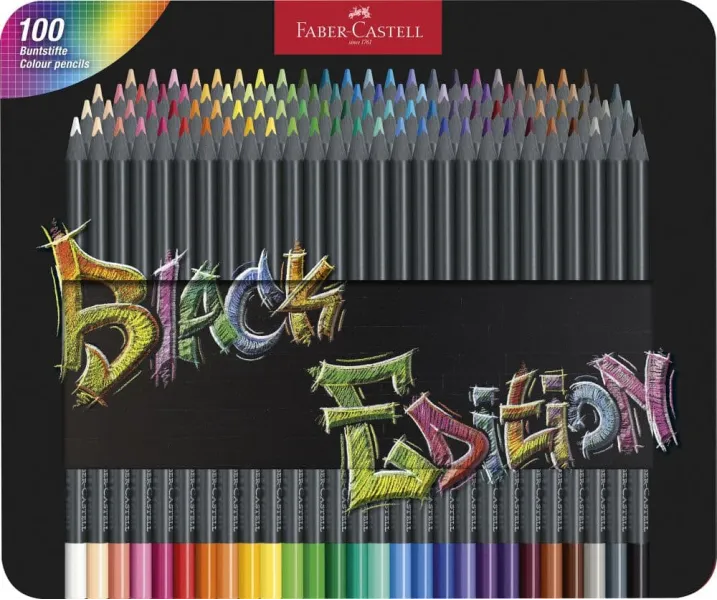 Ξυλομπογιές faber castell black edition 100 τεμάχια - Faber castell