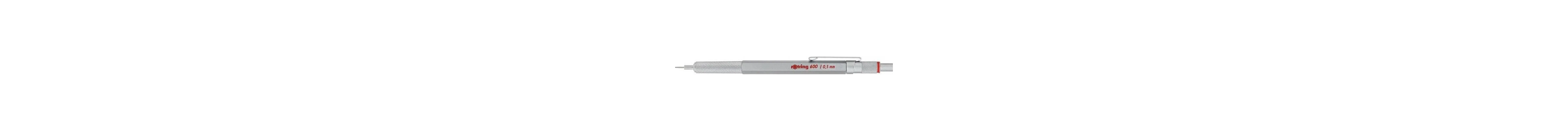 Μηχανικό μολύβι rotring 600 0.5mm silver - Rotring