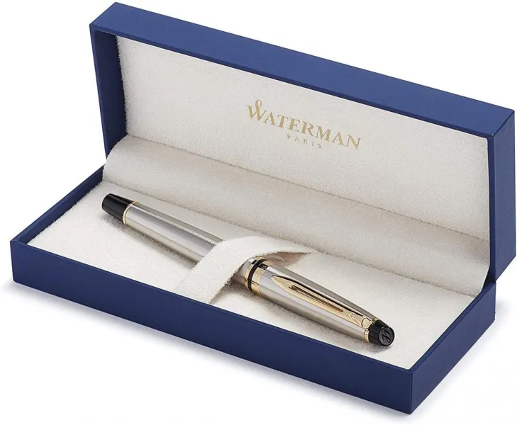 στυλό waterman expert 3 stainless steel gt rollerball - Waterman