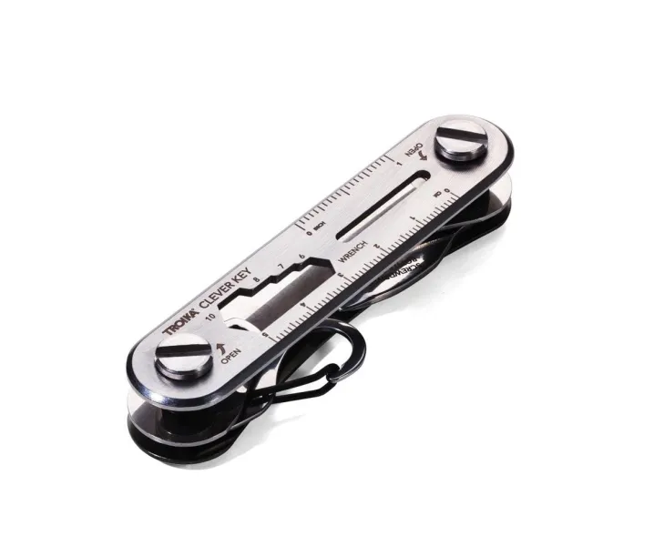 Μπρελόκ troika πολυεργαλείο clever key ασημί - Troika