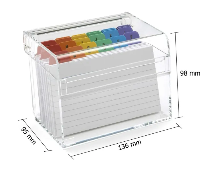 Καρτελοθήκη osco ακρυλική index box 7518 - Osco