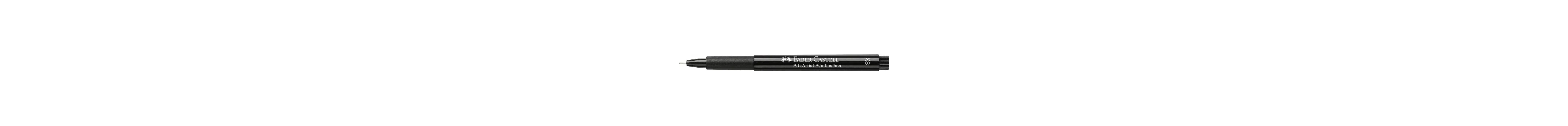 Μαρκαδόροι faber castell pitt manga black set 4 τεμάχια - Faber castell