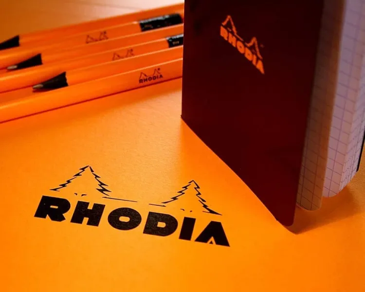 Μπλοκ rhodia black 8.5x12 ριγέ 80φ. 126009 ν.12 - Rhodia
