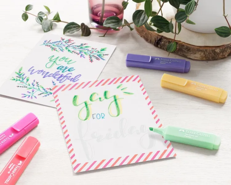 Μαρκαδόρος υπογράμμισης faber castell 1546 vanilla - Faber castell