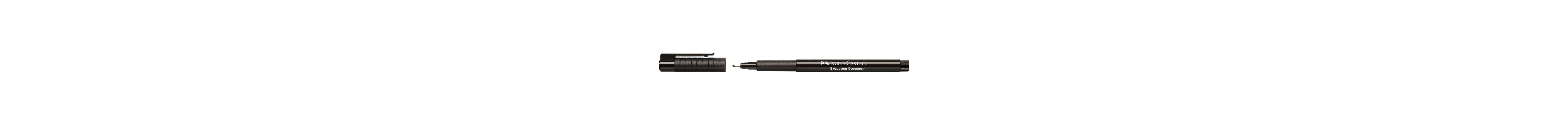 Μαρκαδόρος faber castell broadpen 1554 μάυρο - Faber castell