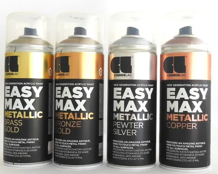 σπρέυ easy max metallic 400ml pewter silver - Cosmoslack