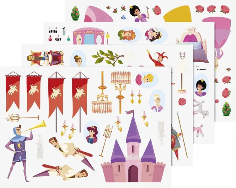 Αυτοκόλλητα & heyda κάρτες rub on stickers princess 5+ - Heyda