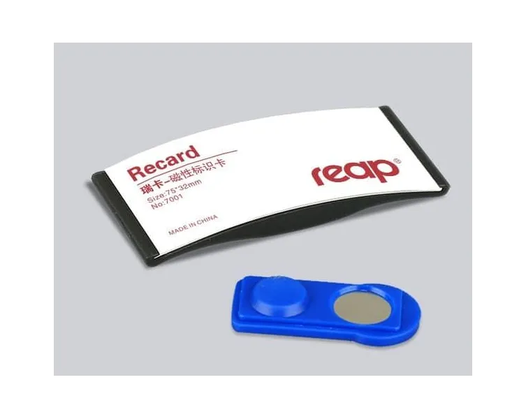 Κονκάρδα ονομάτων μαγνητική reap recard 75x32mm νο.7001 - Reap