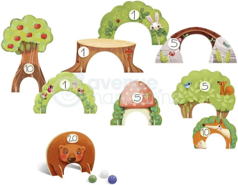 παιχνίδι με μπίλιες marbles game mandarine - Mandarine
