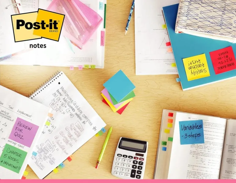 Αυτοκόλλητα χαρτάκια 3m post-it z neon notes r330-nr 76x76cm 6τεμ x 100 φύλλα - 3m