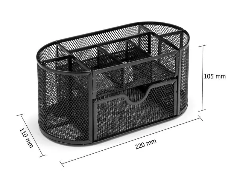Μολυβοθήκη osco σύρμα μαύρο 9 θέσεων wmd03-blk - Osco