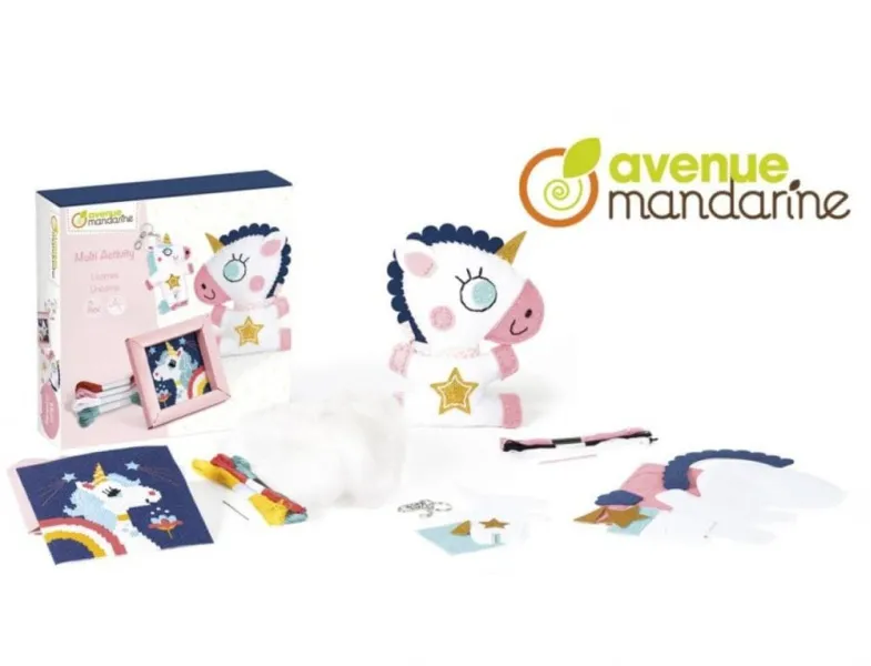 σετ κατασκευών mandarine ράψιμο & κέντημα unicorn 6+ - Mandarine