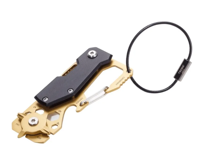 Μπρελοκ mini tool troika 10 functions gold - Troika