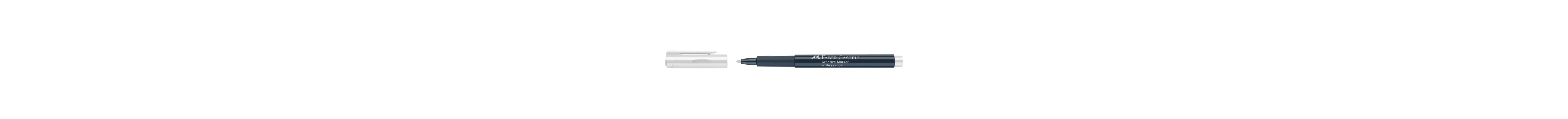 Μαρκαδόρος faber castell creative marker white as snow - Faber castell