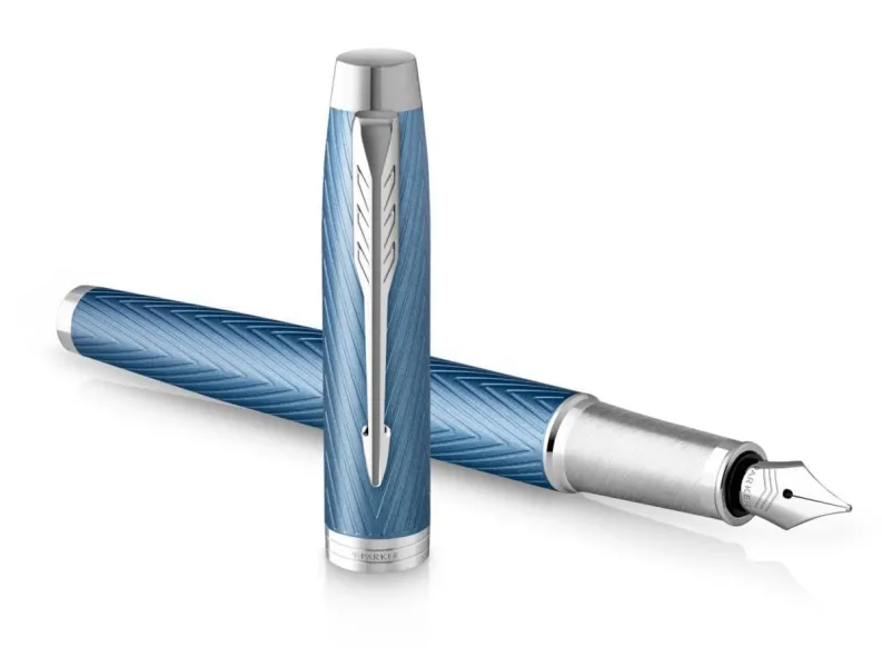 πένα parker i.m. premium blue grey ct fpen - Parker