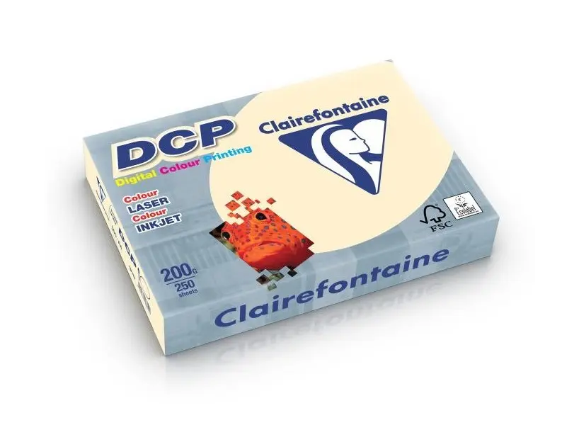 χαρτί clairefontaine 6822 ivory 200gr 250 φύλλα - Clairefontaine